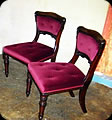 William IV buttoned dining chairs
